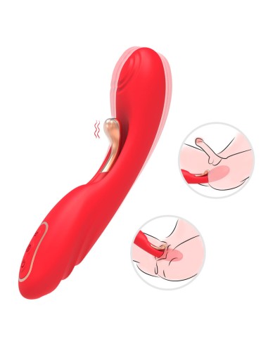 ARMONY - VIBRATOR WITH OSCILLATING TONGUE RED