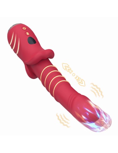 ARMONY - POINT A STIMULATING VIBRATOR DILDO RED