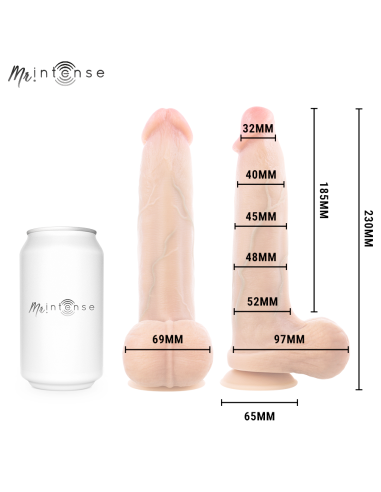 MR INTENSE - BRUCE L DILDO SILICONE 23 CM -Ø-...