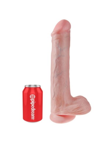 KING COCK - REALISTIC DILDO WITH TESTICLES AND...