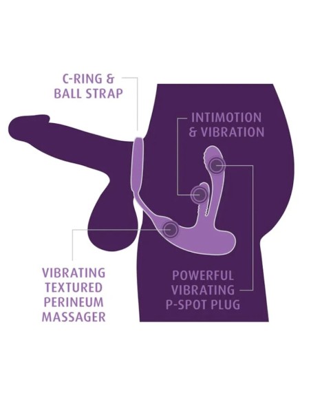 ANAL FANTASY ELITE - ASS-GASM INTIMOTION RECHARGEABLE ANAL  PERINEAL STIMULATOR