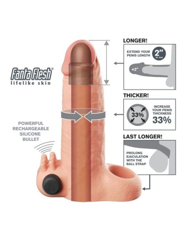 FANTASY X-TENSIONS - VIBRATING REAL FEEL 5CM...