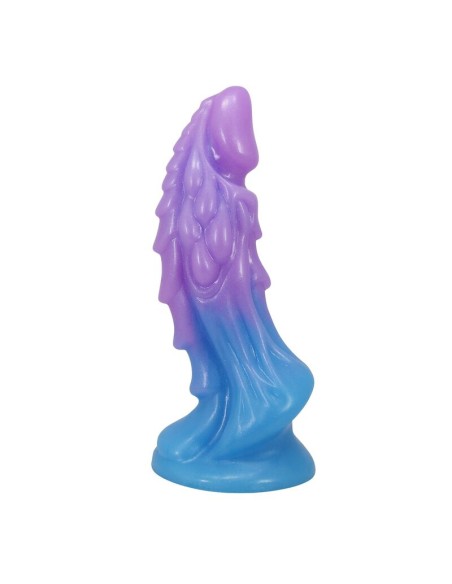 POWER MONSTERS - ATLANTEANS REALISTIC DILDO WITH SUCTION CUP 19 CM Ø 5 CM BLUE  PURPLE