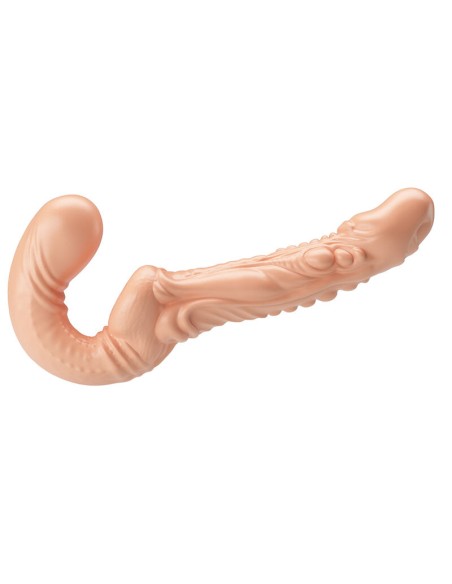 BAILE - EMMA TEXTURED DOUBLE PENETRATION STRAP-ON FLESH