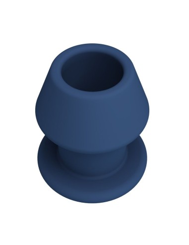 MR PLAY - JACK BLUE SILICONE HOLLOW ANAL PLUG...