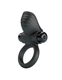PRETTY LOVE - ADRIEN VIBRATING PENIS RING 10 FUNCTIONS BLACK