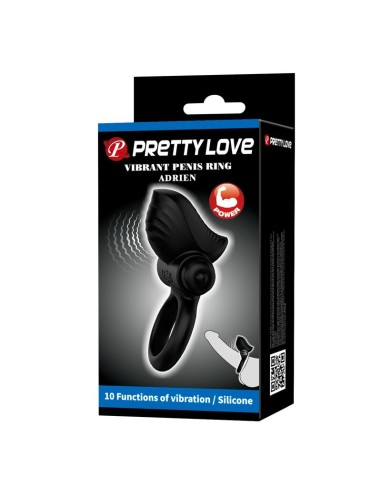PRETTY LOVE - ADRIEN VIBRATING PENIS RING 10...