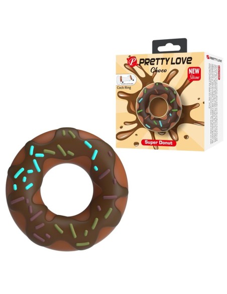 PRETTY LOVE - SUPER DONUT PENIS RING BROWN