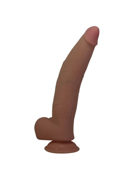 PRETTY LOVE - CUTHBERT REALISTIC FLEXIBLE DILDO 20 CM Ø 5 CM TPE BROWN