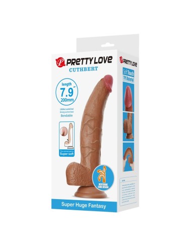 PRETTY LOVE - CUTHBERT REALISTIC FLEXIBLE DILDO...
