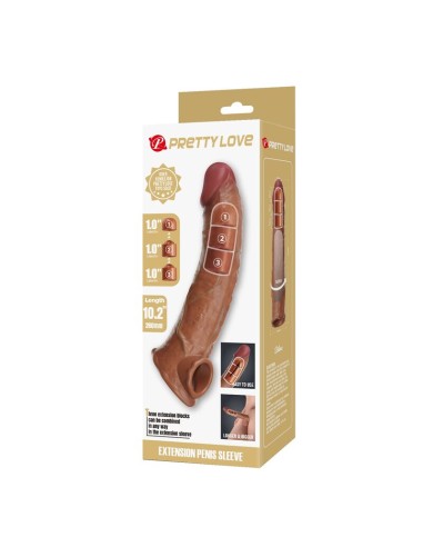 PRETTY LOVE - ADJUSTABLE PENIS EXTENSION SLEEVE...