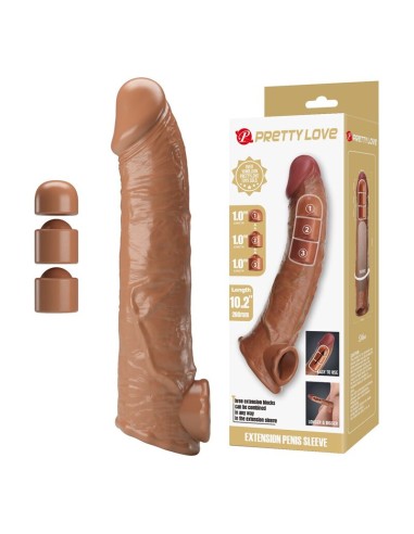 PRETTY LOVE - ADJUSTABLE PENIS EXTENSION SLEEVE...
