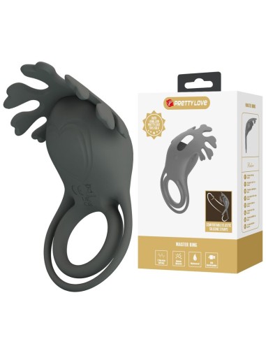 PRETTY LOVE - RECHARGEABLE VIBRATING RING WITH...
