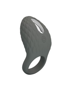 PRETTY LOVE - RECHARGEABLE TEXTURED VIBRATING RING WITH...