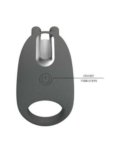 PRETTY LOVE - RECHARGEABLE VIBRATING RING WITH...