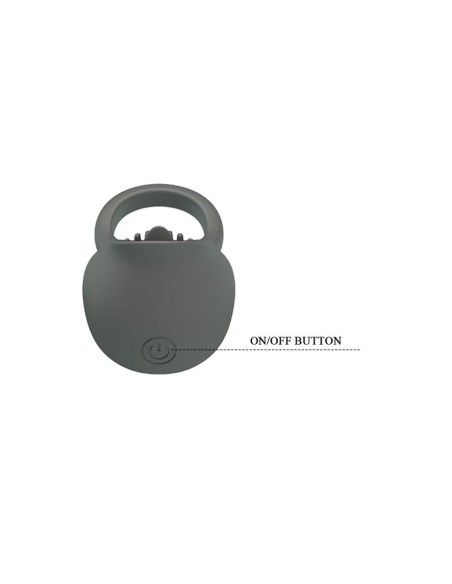 PRETTY LOVE - RECHARGEABLE VIBRATING RING WITH ORAL STIMULATION