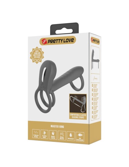 PRETTY LOVE - PEN SLEEVE WITH DUAL STIMULATION AND ORAL EFFECT