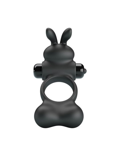 PRETTY LOVE - VIBRATING PENIS RING WITH BUNNY...