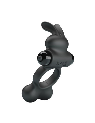 PRETTY LOVE - VIBRATING PENIS RING WITH BUNNY...