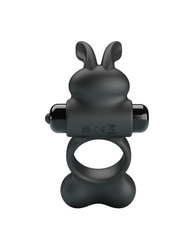 PRETTY LOVE - VIBRATING PENIS RING WITH BUNNY...
