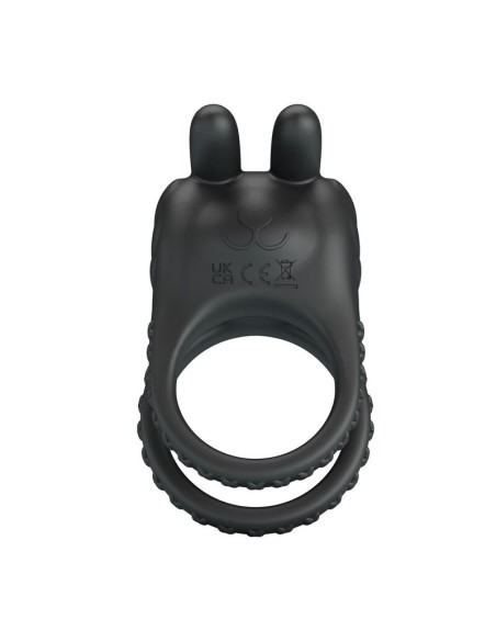 PRETTY LOVE - SINI RECHARGEABLE VIBRATING COCK RING 10 FUNCTIONS BLACK