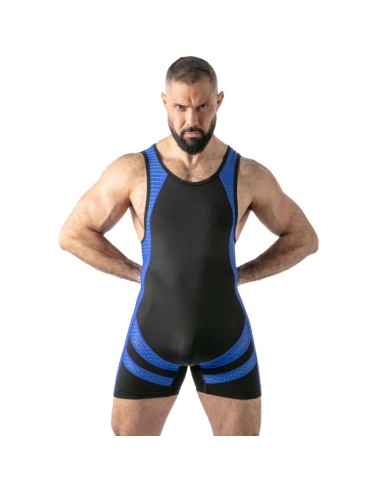 LOCKER GEAR - MONO OPEN ACCESS SINGLET AZUL S