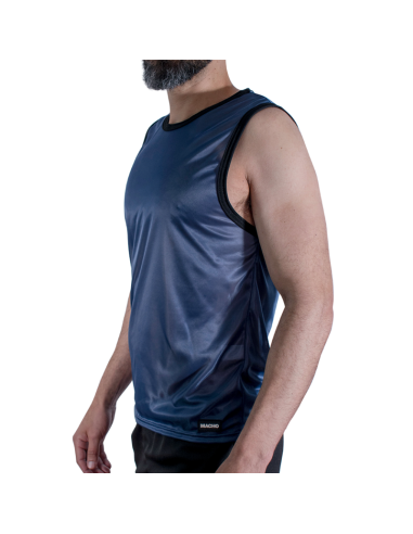 MACHO - CAMISETA AZUL MARINO S/M