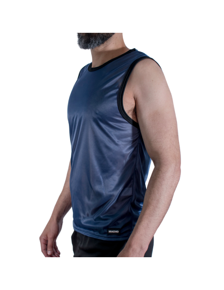 MACHO - CAMISETA AZUL MARINO S/M