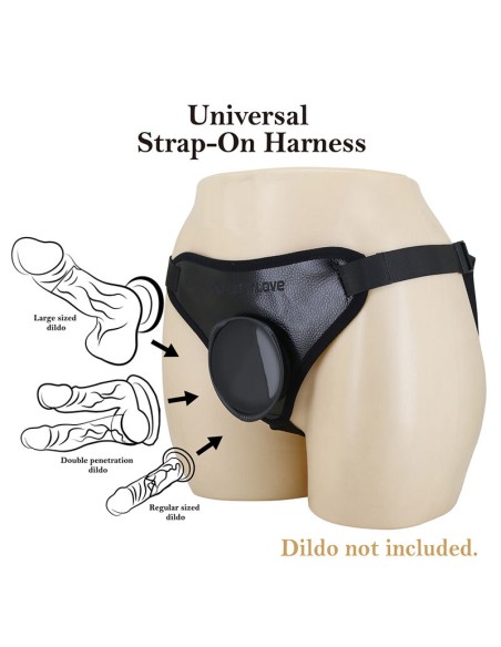 PRETTY LOVE - UNIVERSAL STRAP-ON HARNESS BLACK