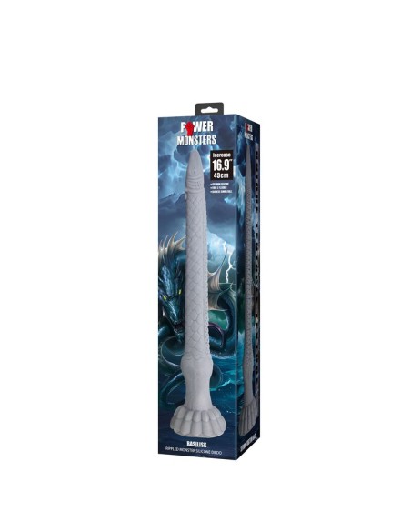 POWER MONSTERS - BASILISK FANTASY SILICONE DILDO 43 CM Ø 5 CM
