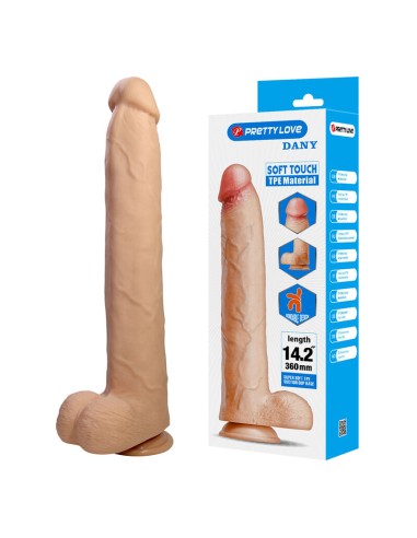 PRETTY LOVE - DANY FLEXIBLE REALISTIC DILDO...