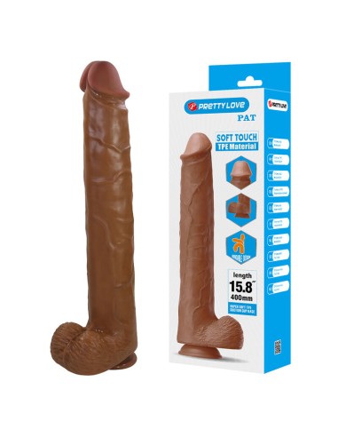 PRETTY LOVE - PAT REALISTIC FLEXIBLE DILDO WITH...