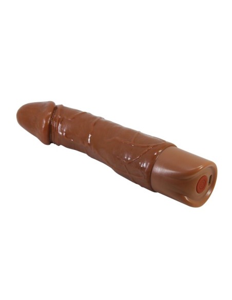 PRETTY LOVE - DONALD REALISTIC VIBRATOR 19.5 CM Ø 4 CM BROWN
