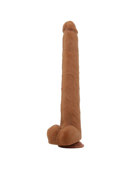 PRETTY LOVE - VIGGO REALISTIC SOFT-TOUCH SKIN-SLIDING DILDO 36,5 CM BROWN