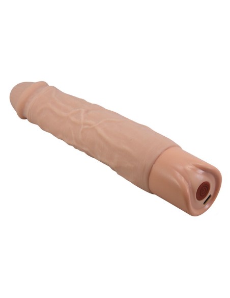 PRETTY LOVE - KESSLER REALISTIC VIBRATING DILDO WITH 10 VIBRATION MODES AND 10 THROWS, 22 CM NATURAL