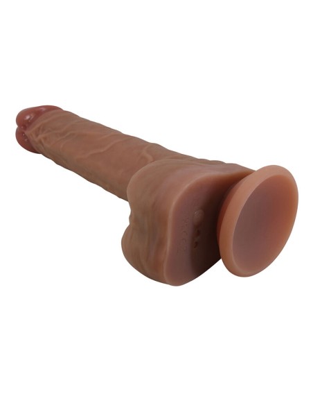 PRETTY LOVE - JONATHAN REALISTIC THRUSTING VIBRATOR WITH REMOTE CONTROL BROWN