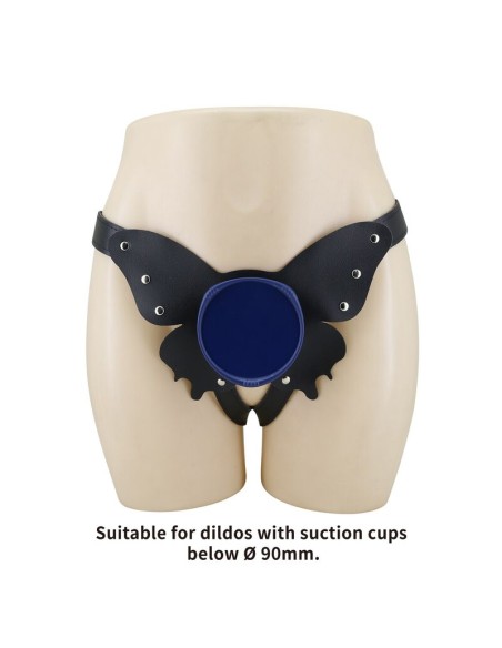 PRETTY LOVE - UNIVERSAL STRAP-ON HARNESS BRIEFS BLACK AND BLUE