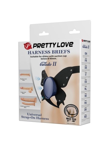 PRETTY LOVE - UNIVERSAL STRAP-ON HARNESS BRIEFS...