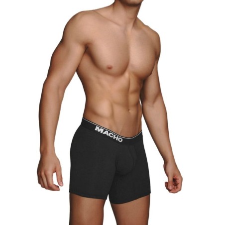 MACHO MC087 BOXER LARGO NEGRO TALLA XL