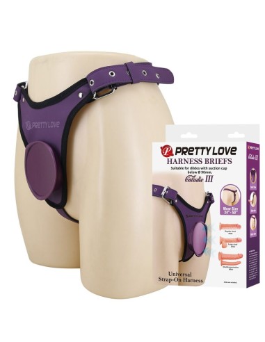 PRETTY LOVE - UNIVERSAL STRAP-ON HARNESS BRIEFS...