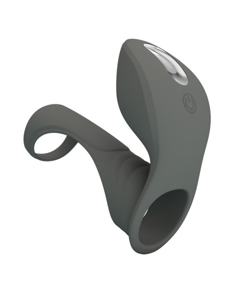 PRETTY LOVE - RECHARGEABLE VIBRATING RING WITH DUAL STIMULATOR