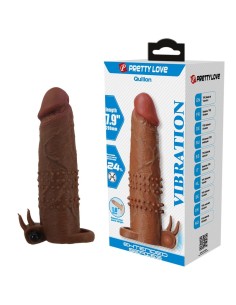PRETTY LOVE - QUILLON VIBRATING PENIS SLEEVE 20 CM Ø 4 CM...