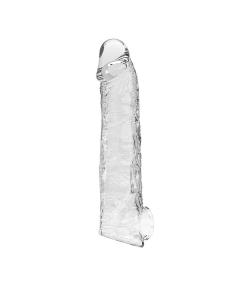 PRETTY LOVE - ADJUSTABLE PENIS EXTENSION SLEEVE 26 CM Ø 4 CM TRANSPARENT