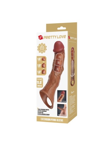 PRETTY LOVE - ADJUSTABLE PENIS EXTENSION SLEEVE...