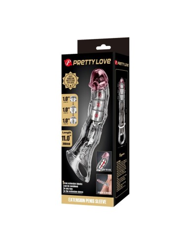 PRETTY LOVE - ADJUSTABLE PENIS EXTENSION SLEEVE...