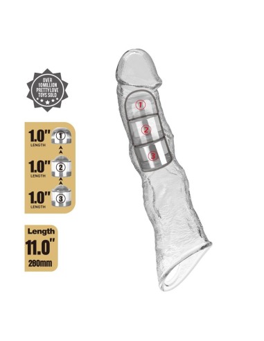 PRETTY LOVE - ADJUSTABLE PENIS EXTENSION SLEEVE...