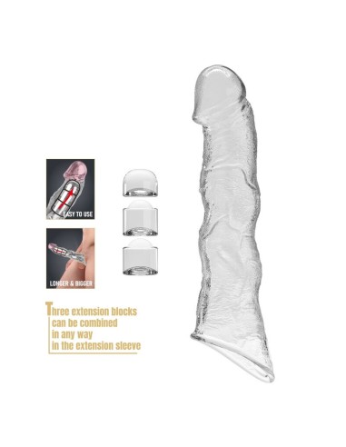 PRETTY LOVE - ADJUSTABLE PENIS EXTENSION SLEEVE...