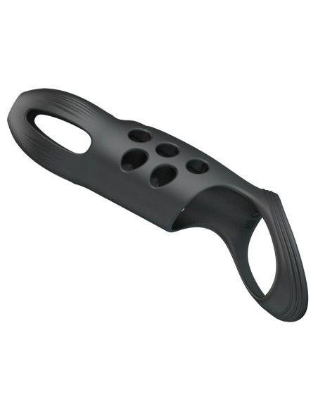 PRETTY LOVE - CRAIG RECHARGEABLE VIBRATING PENIS RING BLACK