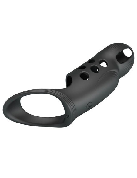 PRETTY LOVE - CRAIG RECHARGEABLE VIBRATING PENIS RING BLACK
