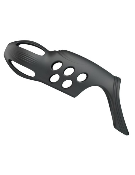 PRETTY LOVE - CRAIG RECHARGEABLE VIBRATING PENIS RING BLACK